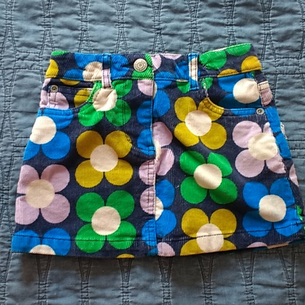 Mini Biden corduroy skirt